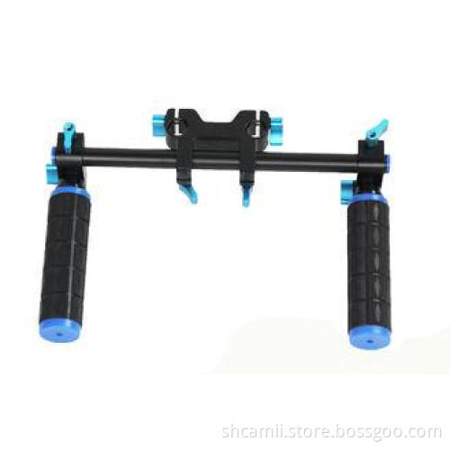DSLR hand handle grip support 15mm rod for bmcc shoulder ri